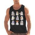 Cute Ghost Reading Books Teacher Halloween Reading Men Women Kids Men Tank Top, trending gift