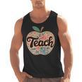 Cute Teacher With Apple Retro Teacher Kids Back To School Men Tank Top, trending gift