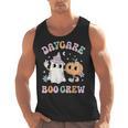 Daycare Boo Crew Groovy Halloween Floral Ghost Kid Teacher Men Tank Top, Groovy Teacher Gifts, trending gift