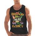 Dinosaurs Didn't Read Now They Are Extinct Reading Teacher Men Tank Top, trending gift Dinosaurs Didn't Read Now They Are Extinct Reading Teacher Men Tank Top, trending gift