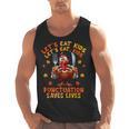 Eat Kids Punctuation Saves Lives Thanksgiving Turkey Teacher Men Tank Top, trending gift