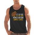 Lets Eat Kids Punctuation Turkey Thanksgiving Teacher Men Tank Top, trending gift