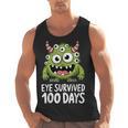 Eye Survived 100 Days Of School Monster Lover Teacher Kids Men Tank Top, trending gift Eye Survived 100 Days Of School Monster Lover Teacher Kids Men Tank Top, trending gift