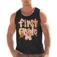 First Grade Fall Floral Coquette Bow Teachers Students Men Tank Top, First Grade Teacher Gifts, trending gift First Grade Fall Floral Coquette Bow Teachers Students Men Tank Top, First Grade Teacher Gifts, trending gift