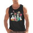 Floral Beakers Chemistry Lab Teacher Men Tank Top, trending gift