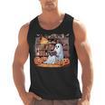 Ghost Book Reading Halloween Books Lover Teacher Men Tank Top, trending gift