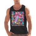 Groovy Teacher Cute Coquette Bow Flower Retro Back To School Men Tank Top, Groovy Teacher Gifts, trending gift Groovy Teacher Cute Coquette Bow Flower Retro Back To School Men Tank Top, Groovy Teacher Gifts, trending gift