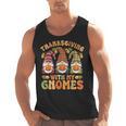 Groovy Thanksgiving With My Gnomie Women Teacher Fall Gnome Men Tank Top, Groovy Teacher Gifts, trending gift