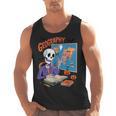 Halloween Skeleton Geography Teacher Pumpkin Bats Classroom Men Tank Top, trending gift Halloween Skeleton Geography Teacher Pumpkin Bats Classroom Men Tank Top, trending gift