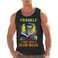Halloween Teacher Librarian Frankenstein Reading Books Men Tank Top, trending gift Halloween Teacher Librarian Frankenstein Reading Books Men Tank Top, trending gift