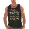 Halloween Teacher Will Trade Students For Candy Women Men Men Tank Top, trending gift