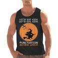 Halloween Teacher Witch Lets Eat Kids Punctuation Men Tank Top, trending gift Halloween Teacher Witch Lets Eat Kids Punctuation Men Tank Top, trending gift