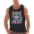 Happy Dot Day Colorful Polka Dot Cat Kitten Teachers Kids Men Tank Top, trending gift