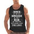 I'Ll Even Do That's Where I Draw The Line Math Teacher Joke Men Tank Top, trending gift