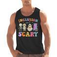 Inclusion Isn't Scary Ghost Halloween SLP Sped Teacher Men Tank Top, trending gift Inclusion Isn't Scary Ghost Halloween SLP Sped Teacher Men Tank Top, trending gift
