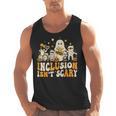 Inclusion Isn't Scary Mummy Boo Ghost Halloween SLP Teacher Men Tank Top, trending gift Inclusion Isn't Scary Mummy Boo Ghost Halloween SLP Teacher Men Tank Top, trending gift