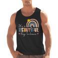 It's A Beautiful Day To Learn Cute Rainbow Boho Teacher Men Tank Top, trending gift It's A Beautiful Day To Learn Cute Rainbow Boho Teacher Men Tank Top, trending gift