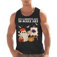 It's A Bootiful Day To Make Art Groovy Art Teacher Halloween Men Tank Top, Groovy Teacher Gifts, trending gift