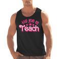 My Job Is Teach Pink Retro Female Teacher Life Women Men Tank Top, trending gift