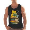 Kawaii Cats Lover Coffee Books Teacher Librarian Cat Men Tank Top, trending gift Kawaii Cats Lover Coffee Books Teacher Librarian Cat Men Tank Top, trending gift