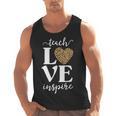 Love Leopard Print Teacher Cheetah School Inspire Teach Men Tank Top, trending gift