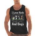 I Love Maths And Dogs Puppy Dog Lover Teacher Student Men Tank Top, trending gift