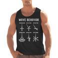 Nerdy Vintage Wave Behavior Physics Science Teacher Geek Men Women Girls Kids Men Tank Top, Science Teacher Gifts, trending gift