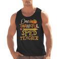 One Thankful Sped Teacher Cute Thanksgiving Women Men Tank Top, trending gift One Thankful Sped Teacher Cute Thanksgiving Women Men Tank Top, trending gift