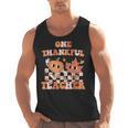 One Thankful Teacher Fall Leaves Thanksgiving Retro Men Tank Top, trending gift