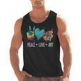 Peace Love Art Painting Palette Art Teacher Men Tank Top, trending gift Peace Love Art Painting Palette Art Teacher Men Tank Top, trending gift