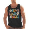Peace Love Books Bookworm Librarian Reading Teacher Groovy Men Tank Top, Groovy Teacher Gifts, trending gift Peace Love Books Bookworm Librarian Reading Teacher Groovy Men Tank Top, Groovy Teacher Gifts, trending gift