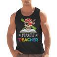 Pirate Teacher Halloween Skull Adult Men Tank Top, trending gift