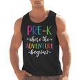 Pre-K Teacher Adventure Begins First Day Preschool Teachers Men Tank Top, trending gift