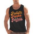 Pudiste Puedes Podras Maestra Spanish Teacher Men Tank Top, trending gift