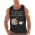 Reading 67 Six Seven Meme English Teacher Book Lover Men Tank Top, English Teacher Gifts, trending gift