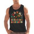 Retro Instructional Assistant Wildflowers Teacher Aide Men Tank Top, trending gift