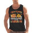 Retro Pumpkin Fall In Love With Learning Autumn Teacher Men Tank Top, trending gift