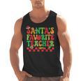 Santas Favorite Teacher Retro Groovy Christmas Xmas Women Men Tank Top, Groovy Teacher Gifts, trending gift Santas Favorite Teacher Retro Groovy Christmas Xmas Women Men Tank Top, Groovy Teacher Gifts, trending gift