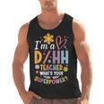 Special Education ASL Teacher Superpower DHH Teacher Men Tank Top, trending gift Special Education ASL Teacher Superpower DHH Teacher Men Tank Top, trending gift