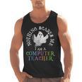 This Is My Spooky COMPUTER TEACHER Costume Don't Scare Me Men Tank Top, trending gift This Is My Spooky COMPUTER TEACHER Costume Don't Scare Me Men Tank Top, trending gift