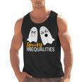 Spooky Ghost Inequalities Halloween Math Teacher Men Tank Top, trending gift