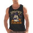 Spooky Teacher Halloween Cute Ghost Pumpkin Reading Women Men Tank Top, trending gift