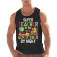 Super Teacher By Day Super Tired By Night Men Tank Top, Super Teacher Gifts, trending gift Super Teacher By Day Super Tired By Night Men Tank Top, Super Teacher Gifts, trending gift