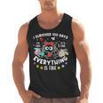 I Survived 100 Days Of School Teacher Kids Cat Lover Men Tank Top, trending gift