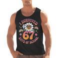 I Survived 67 Days Of School Groovy Retro Teachers Girls Men Tank Top, trending gift