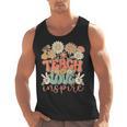 Teach Love Inspire Retro Groovy Daisy Back To School Teacher For Men Women Kids Men Tank Top, Groovy Teacher Gifts, trending gift