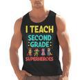 I Teach Second Grade Superheroes Teacher Superhero Men Tank Top, trending gift