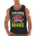 Teachers Love Brains Skeleton Halloween Teacher Funny Men Tank Top, trending gift Teachers Love Brains Skeleton Halloween Teacher Funny Men Tank Top, trending gift