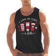 Teachers Valentine Day I Love My Class A Latte Coffee Women Men Tank Top, trending gift