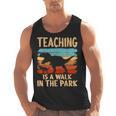 Teaching Is a Walk In Park Dinosaur Teacher Men Tank Top, trending gift